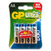  GP Ultra Plus AA  1.5V LR6, 4    