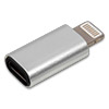  ()  Apple 8-pin (m) - microUSB (f) Perfeo, Silver