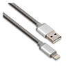   Apple iPhone 5,6,7/iPad Air (Lightning) -- USB HOCO U5, 1.2 , Silver