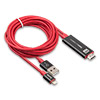   Apple 8-pin (m) - HDMI (m) + USB (m) 2.0, HOCO UA4, 