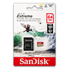   microSDXC SanDisk Extreme 64Gb  (Class10 UHS-I)   SD 