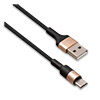  USB 2.0 - USB Type-C (Am-Type C), 1.0 HOCO X26, , Black/Gold, 2A
