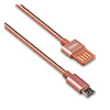  USB 2.0 -- micro USB (Am-Bm), 1.0 REMAX 080m Tinned, Rose Gold, 2A