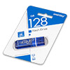  USB Flash () 128Gb SmartBuy Glossy Dark Blue (USB 3.0)