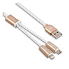  USB 2.0 -- 21 micro USB+Apple 8-pin, 1.0 REMAX Gemini 025t, White