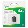  USB Flash () 32Gb Apacer AH116 Black