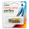  USB Flash () 4Gb Perfeo E01 Gold, Economy