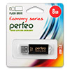  USB Flash () 8Gb Perfeo E01 Black, Economy