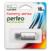 USB Flash () 16Gb Perfeo E01 Silver, Economy