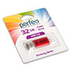  USB Flash () 32Gb Perfeo E01 Red, Economy