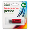  USB Flash () 64Gb Perfeo E01 Red, Economy