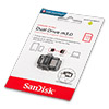  USB Flash () 128Gb SanDisk Dual Drive (USB 3.0/microUSB OTG)