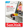  USB Flash () 128Gb SanDisk CZ430 Ultra Fit (USB 3.1)