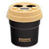    2  REMAX Coffee Cup CR-2XP, 2xUSB,LCD, Black