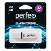  USB Flash () 32Gb Perfeo C12 (USB 3.0), White