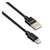   Apple 8-pin - USB (m), 1.2 HOCO U55, 2-  USB, Black, 2.4A