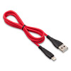   Apple 8-pin - USB (m), 1.0 HOCO Borofone BX38, Red, 2.4A