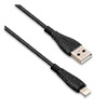   Apple 8-pin - USB (m), 1.0 HOCO Borofone BX38, Black, 2.4A
