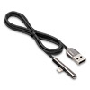   Apple 8-pin - USB (m), 1.2 HOCO U65, , LED, Black, 2.4A