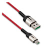 USB 2.0 - micro USB, 1.2 HOCO U68, Red, 4A, VOOC