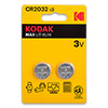  CR2032 3V Kodak MAX Blister/2