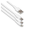  USB 2.0 -- 31 micro USB+Apple 8-pin+Type-C, 1.0 HOCO X25, 