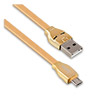  USB 2.0 -- micro USB, 1.2 HOCO U14,  , LED, Black, 2.4A