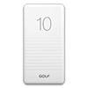   10000 mAh GOLF G80, 2*USB, White