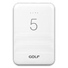   5000 mAh GOLF G95, 2*USB, White