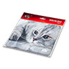 Коврик для мыши VS Cat (рис.2) 220х180х2 мм, ткань+резина, обшитые края