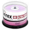 () Mirex DVD+RW 4,7Gb 4x  cake box 50
