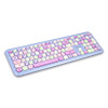 Комплект беспроводной 2в1 клавиатура+мышь SmartBuy 666395, Purple