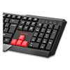 Комплект проводной 2в1 клавиатура+мышь SmartBuy ONE 230346 Black/Red