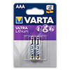 Батарейка AAA Lithium VARTA Ultra FR03 (LR03)/2 Blister