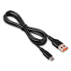  USB 2.0 -- micro USB, 1.0 GFPower 01M, Black, 2.4A