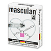 Презервативы Masculan Ultra 4 Safe Black (утолщенные) черные, 3 шт.