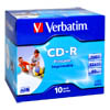  () Verbatim CD-R 700Mb (80 min) 52x AZO Printable jewel box 