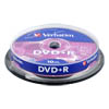  () Verbatim DVD+R 4,7Gb 16x  cake box 10