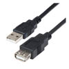   USB 2.0 (Am) --  (Af), nickel, 1.8 