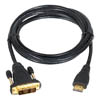  HDMI (Am) -- DVI-D Single Link (m)  , gold 24K, 2 