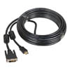  HDMI (Am) -- DVI-D Single Link (m)  , gold 24K, 5 