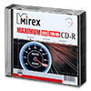 Диски (болванки) Mirex CD-R 700Mb (80 min) 52x MAXIMUM slim box 