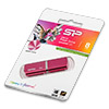  USB Flash () Silicon Power Luxmini 720 8Gb  Peach () 