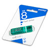  USB Flash () SmartBuy Glossy  8Gb  Green () 