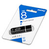  USB Flash () SmartBuy Glossy  8Gb  Black () 