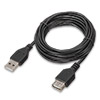   USB 2.0 (Am) --  (Af), nickel, 5 