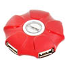  HUB USB 2.0 SmartBuy UFO SBHA-143, Red