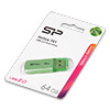  USB Flash () Silicon Power Helios 101 64Gb  Green () 