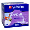  () Verbatim DVD+R 4,7Gb 16x Printable jewel box