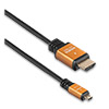  HDMI (Am) -- micro HDMI (Dm) 1.4 DEFENDER 08-06PRO, gold 24K, 1.8 , 